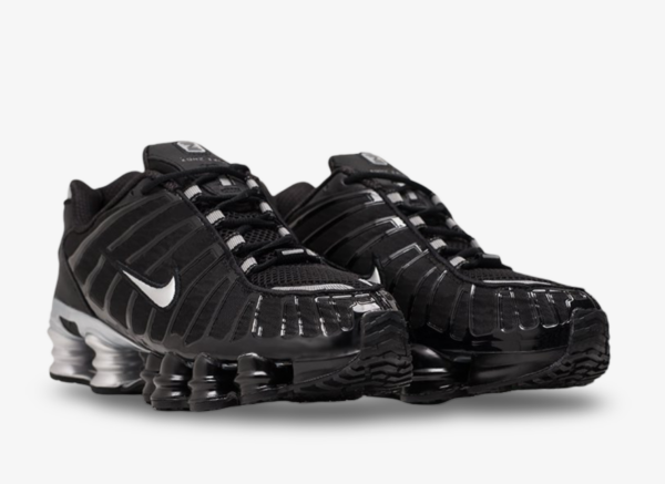Nike Shox TL "Black Metallic Silver" Sneakers - Image 2
