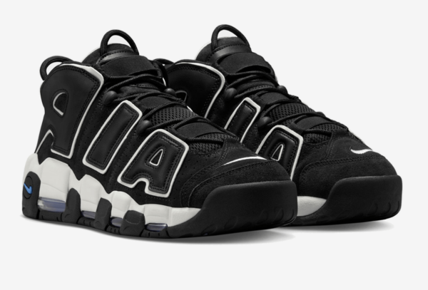 Nike Air More Uptempo - 96 Black White Sneaker - Image 2