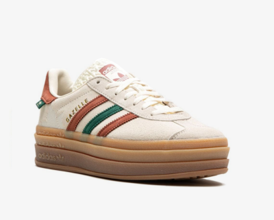 Adidas Gazelle Bold “Cream White / Wild Sepia” sneakers