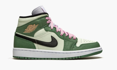 Air Jordan 1 Mid Mid se Dutch Green WMNS