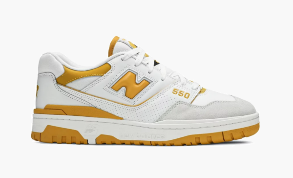 New Balance 550 Sea Salt Varsity Gold