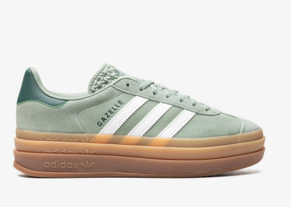 Adidas Gazelle Bold "Silver Green Gum" sneakers