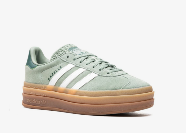 Adidas Gazelle Bold "Silver Green Gum" sneakers - Image 2