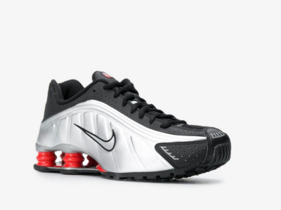 Nike Shox R4 “Black Metallic Silver” Sneakers