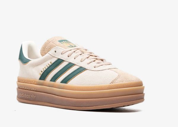 Adidas Gazelle Bold "Cream Collegiate Green" sneakers - Image 2