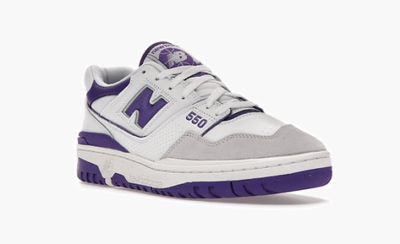 New Balance 550 White Purple