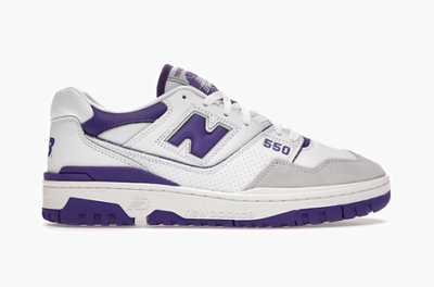 New Balance 550 White Purple