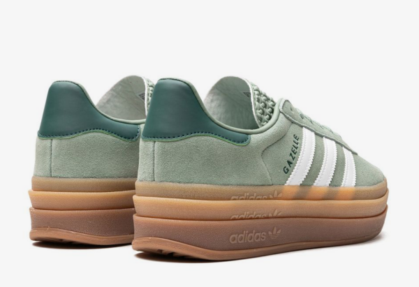 Adidas Gazelle Bold "Silver Green Gum" sneakers - Image 4