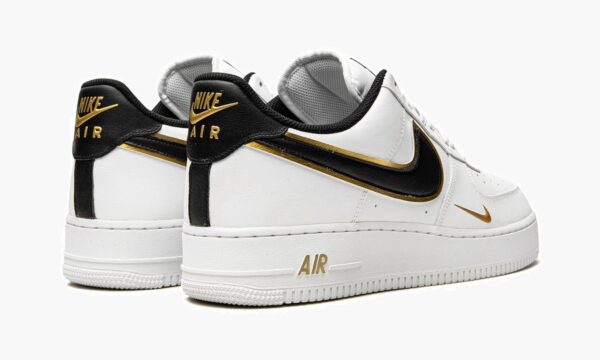 Air Force 1 07 LV8 Double Swoosh White Black Gold - Image 3