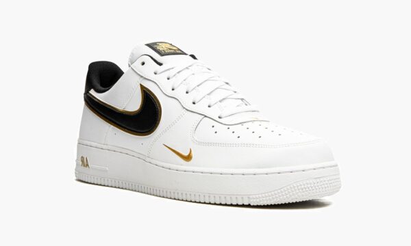 Air Force 1 07 LV8 Double Swoosh White Black Gold - Image 4